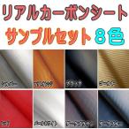 サンプル (カーボン) 伸びるリアルカーボンシート サンプルセット 実物確認用 お試しセット 曲面対応 カッティング可能シート