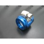 燃料ホースクランプ　フュエルホースエンドクランプ　アダプター　AN6　青