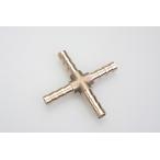  латунь медь 10 знак шланг joint труба Cross труба наружный диаметр 8mm 2 штук .