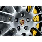 【ポルシェ純正】ポルシェ 997(911)/987ケイマン等 PORSCHEクレスト センターキャップ シルバー 00004460601
