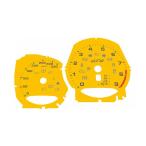 ポルシェ 981ケイマンGT4 イエロー・メーターパネル(PDK)【Venoxy】