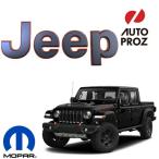 USジープ/MOPAR 純正品 JEEP JLラングラー JTグラディエーター ”JEEP” ロゴ フェンダーエンブレム 1枚 モハべオレンジ