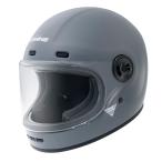 コミネ(KOMINE) HK-190 ネオレトロフルフェイスヘルメット Basalt Grey Lサイズ