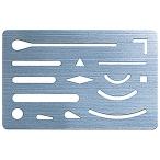  знак . доска из нержавеющей стали кухня предметы первой необходимости канцелярские принадлежности канцелярские товары линейка чертёж сопутствующие товары прочее чертёж сопутствующие товары sinwa измерение 70963