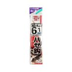 ささめ針 ハゼ鈎(赤)糸付 AA900 針6号-ハリス1号 09179 SASAME