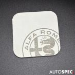 ショッピングコースター Alfa Romeo コースター 珪藻土配合 ホワイト アルファロメオ