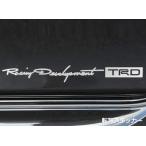 TRD ステッカー Eタイプ シルバー 大
