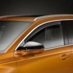 ショッピングDS DS 純正 DS7 クロスバック X74 スモーク ドアバイザー サイドドアバイザー フロントウィンドデフレクター 左右セット 1632648680