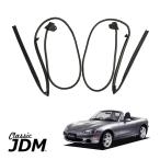 JDM Classic стандартный товар Mazda Roadster NB серия дверь уплотнитель передние левое и правое комплект молдинг на двери NC10-59-760F NC10-58-760F