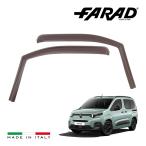 FARAD 正規品 シトロエン ベルランゴ K9型 ドアバイザー サイドバイザー ウインドウバイザー フロント 左右 2点セット