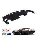 FITMINT 正規品 ダッシュマット ダッシュボードマット ブラック 車種別専用設計 日産 スカイライン GT-R GTS GTST R32