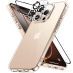 iPhone 16 Pro кейс бесцветные линзы стекло защита имеется желтый менять предотвращение iPhone 16 Pro кейс ударопрочный iPhone 16.. кейс отпечаток пальца 