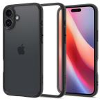 Spigen [ создание 18 год. технология сила ]iPhone 16 кейс прозрачный ударопрочный ремешок отверстие желтый менять предотвращение бампер вооруженные силы США MIL стандарт Ultra * высокий 