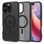 Spigen [ создание 18 год. технология сила ]iPhone 16 Pro кейс MagSafe соответствует половина прозрачный прозрачный ремешок отверстие вооруженные силы США MIL стандарт uruto
