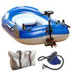 ゴムボート エレキ 釣り AQUA MARINA (アクアマリーナ) ワイルドリバー T-18 エレキモーター セット 2人乗り