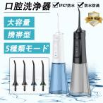 口腔洗浄器 USB充電式 ジェットウォッシャー 携帯用 大容量 IPX7防水 口腔洗浄機 水流洗浄 歯磨き 矯正歯垢洗浄 ウォーターフロス 口臭防止