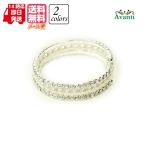 アクセサリー177 バングル パール クリアーストーン 3連 ブレスレット ステージ カラオケ メール便送料無料 即日発送 上品 大人 ピアノ コーラス カクテルドレス