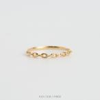 ショッピングPT チェーン モチーフ リング ゴールド 指輪 レディース K10 K18 Pt900 プラチナ 地金 ギフト プレゼント  Kette Ring Oval