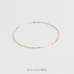 ツイスト バングル ゴールド スパイラル ねじり k10 k18 pt900 地金 レディース 細身 シンプル ギフト プレゼント  Torquent Bangle