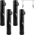  стол стол ножек .. пара . примерно 9.5cm/13.5cm высота регулировка регулировщик работа . улучшение 2 -ступенчатый регулировка предотвращение скольжения резина ножек с чехлом 4 шт. комплект 