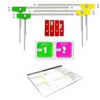 ワンセグ フルセグ 補修用 L型 地デジフィルムアンテナ 両面テープ 4枚セット カロッツェリア ケンウッド アルパイン ACR-078