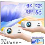 プロジェクター 小型 12000LM 5G WiFi Blu