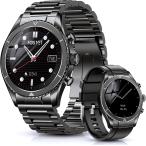 スマートウォッチ スポーツウォッチ Bluetooth通話 1.32インチAMOLED常時表示 腕時計 GPS連携 IP68防水 睡眠管理 smart watch SMW-016a 爆買