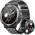 スマートウォッチ スポーツウォッチ Bluetooth通話 1.53インチ アプリのGPS連動可能 腕時計 3ATM防水 smart watch SMW-017 爆買