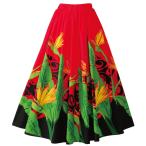  немедленная уплата * Hawaiian хула fla юбка красный серия SK508-3575fla костюм презентация Event длинная юбка 