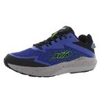 Avia Storm Men’s Running Shoes with Lightweight Breathable Mesh - Medium Blue/Black/Light Green, 11 Medium