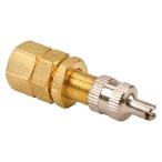 Inflation Valve (for 1/4" Air Line Compression Fitting) Bulk Pack, 20/Bag