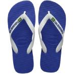 ショッピングhavaianas Havaianas メンズ ブラジルロゴ ビーチサンダル US サイズ: 9 カラー: ブルー