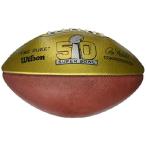  Wilson Golden Anniversary Super Bowl Commemorative Football, Brown / Gold 