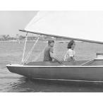 ショッピングsailing John F Kennedy and Jackie Kennedy sailing Photo Print (10 x 8)