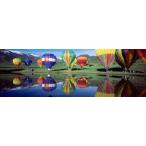 ショッピングreflection Reflection Of Hot Air Balloons On Water Colorado USA Poster Print (36 x 12)