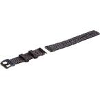 Garmin QuickFit 22 腕時計バンド - ヘザーブラックナイロン。