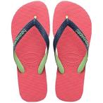 Havaianas - Top Mix, Comfortable, Durable, and Lightweight Flip-Flops, with Bicolour Straps, Anti-Slip Sole, Adults Unisex, Pink Porcelain, 1-2 UK