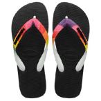 Havaianas メンズ トッププライドストラップ フリップフロップサンダル, ブラック, 11-12