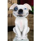 Ebros Sinister Grinning Tramp Dog Pet Palsコレクション用像 高さ4.25インチ イノセントまたは邪悪なペット 犬 デスクトップコンパニオン 装飾 彫刻 動物がテ