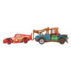 ディズニー カーズ おもちゃ ピクサー カーズ 3 Mater & Lightning McQueen 2パック 1_55スケール ダイキャストファン お気に入りのキャラクター乗り物 レーシ