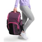 ショッピングswim ARENA Spiky III Backpack 45 Swimming Athlete Sports Gym Rucksack Large Training Gear Equipment Swim Bag for Men and Women, 45 Liters, Plum/Neon Pink