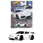 ホットウィール(Hot Wheels) ワイルド・スピード - ポルシェ 718 ケイマン GT4 【3才~】 HKD20 ホワイト