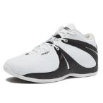 AND1 Rise Men*s Basketball Shoes, Sneakers for Indoor or Outdoor Street or Court - White/Black/Silver Grey, 11 Medium
