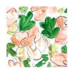 Trademark Fine Art キャンバス ウォールアート - Melissa Wang 'Peachy Flora III' ウォールアート リビングルーム、ベッドルーム、オフィス装飾用