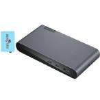 Lenovo Docking Station USB-C Universal Business Dock Bundle w/DKZ USB Port Expander, Supports Dual Display at 4K (1 DP & 1 HDMI), 7 Ports, 100W Charg
