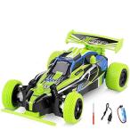 ラジコンカー RCカー オフロードリモコンカー ラジコンオフロード 高速 抗干渉 競技可能 安定性高い 耐衝撃 子供おもちゃ 贈り物 (緑)