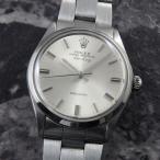 ROLEX エアキング シルバーダイヤル ロレックス AIR KING Ref.5500 1969年製 Cal.1520 アンティーク ヴィンテージ時計