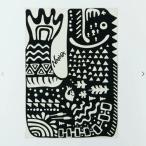 NANGA( наан ga) ANCIENT FISH COTTON BLANKET S NZ2254-4C427 Col.OTR1(BLACK FISH)