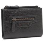 バレンシアガ 二つ折り財布 ル シティ ミニ財布 ブラック メンズ レディース ユニセックス BALENCIAGA 8463602 ABFY 1000