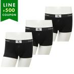 カルバンクライン インナー ロゴ ストレッチボクサーパンツ３枚セット アンダーウエア 下着 ブラック メンズ CALVIN KLEIN NB3532A UB1
